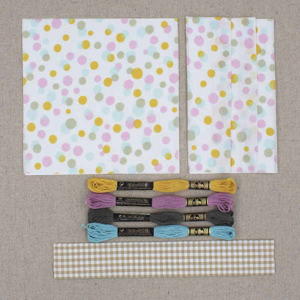 DIY embroidered baby quilt kit-bugs – Sewing Bird